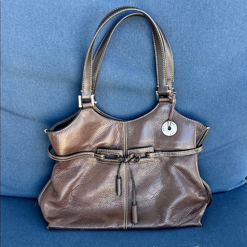 The SAK Elegant Brown Leather  Bag